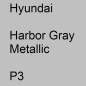 Preview: Hyundai, Harbor Gray Metallic, P3.